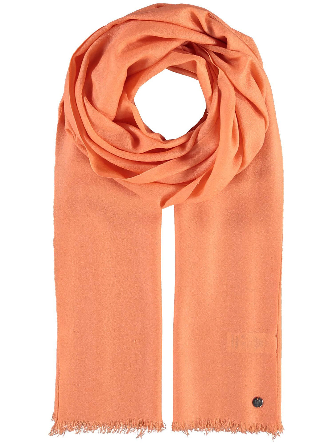 Einfarbige Pashmina aus reiner Wolle - peach / OneSize | 658200-210