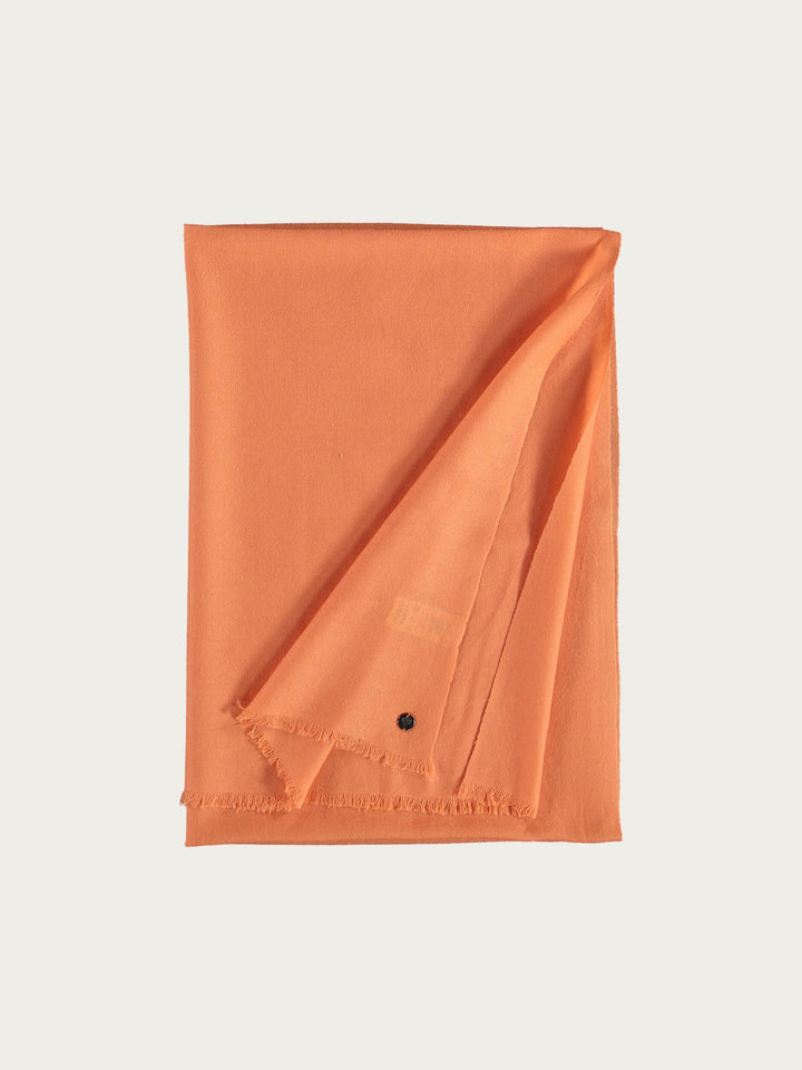 Einfarbige Pashmina aus reiner Wolle - peach / OneSize | 658200-210