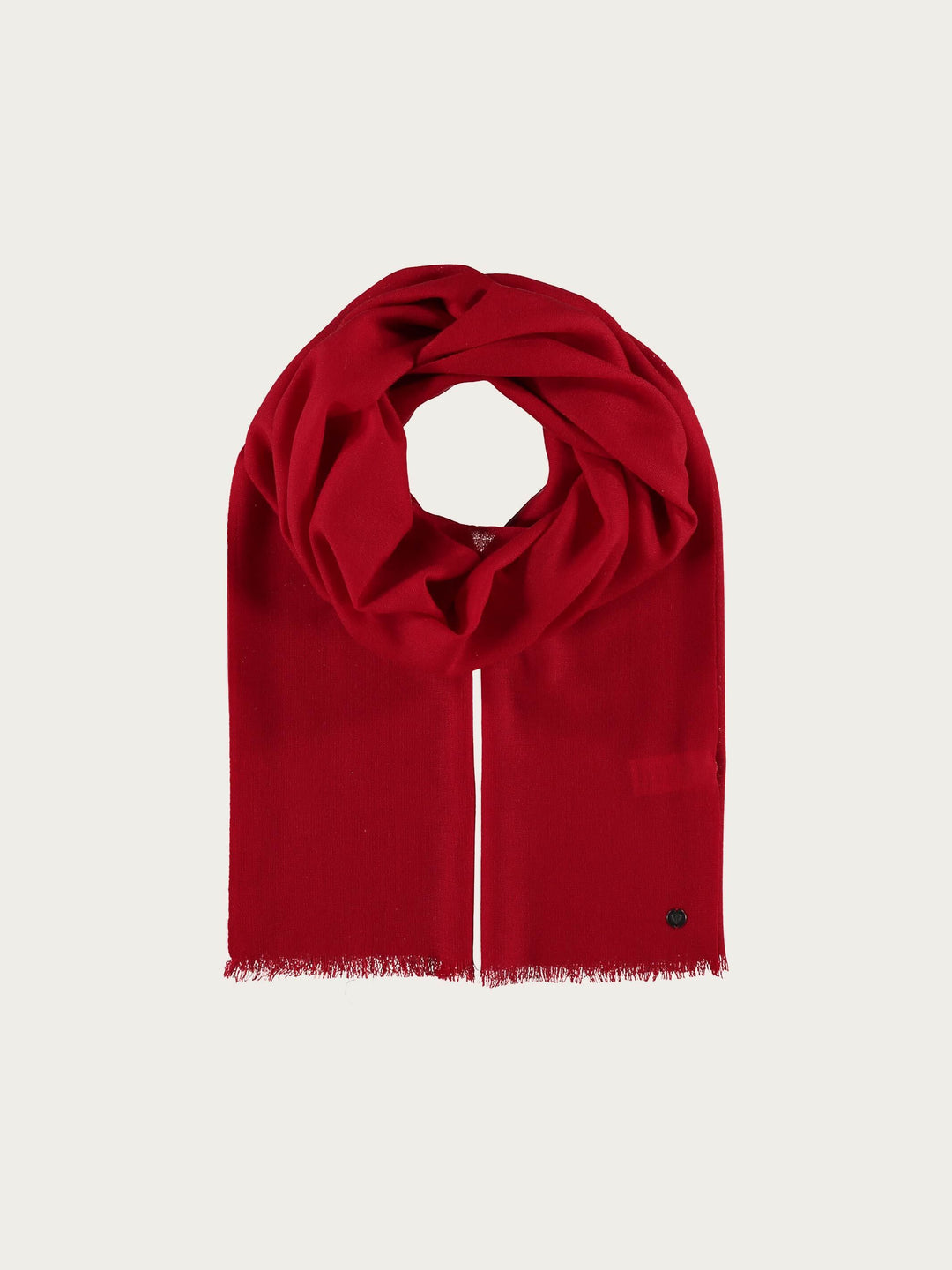 Einfarbige Pashmina aus reiner Wolle - red / OneSize | 658200-360