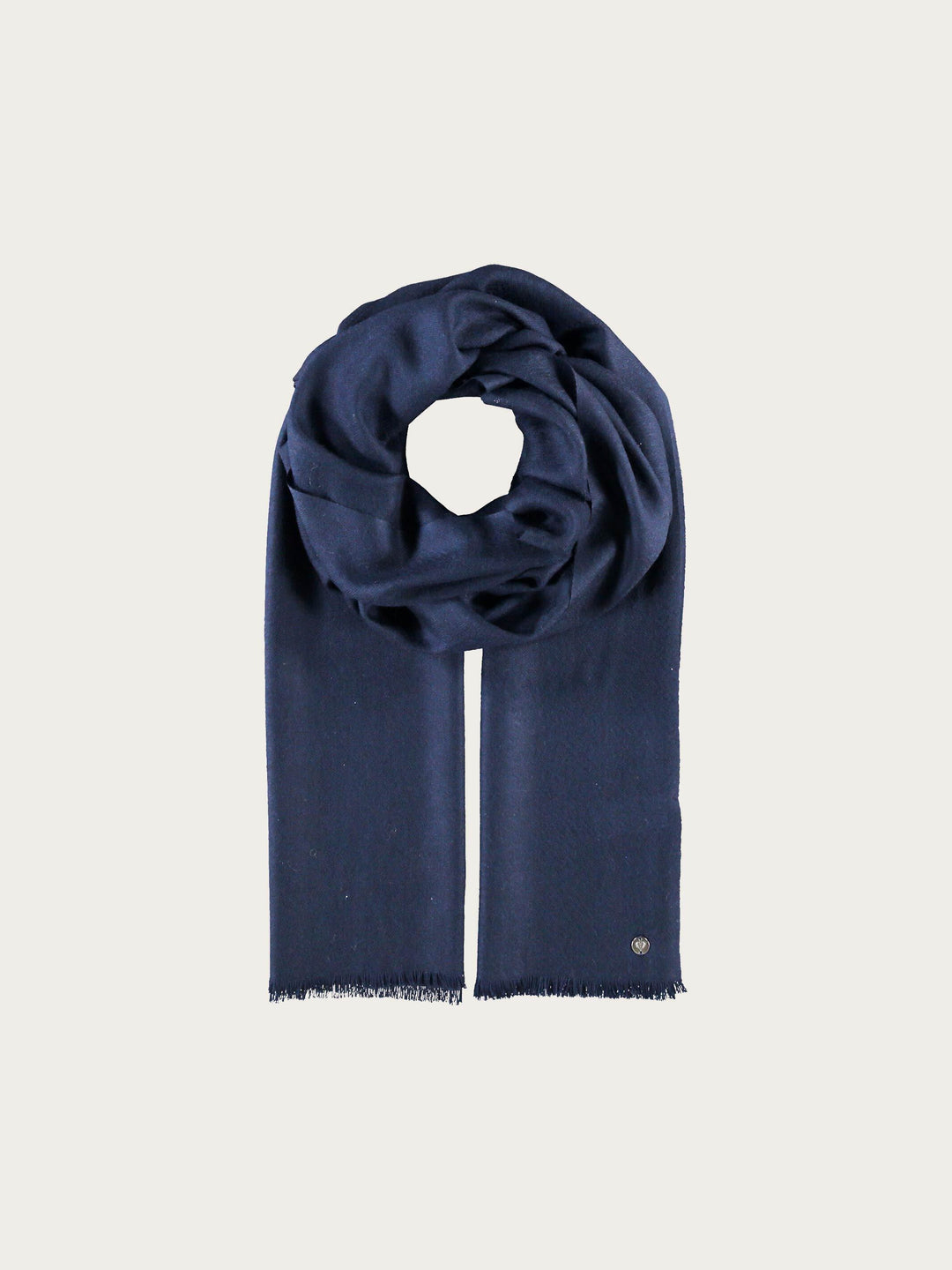 Einfarbige Pashmina aus reiner Wolle - dark navy / OneSize | 658200-570