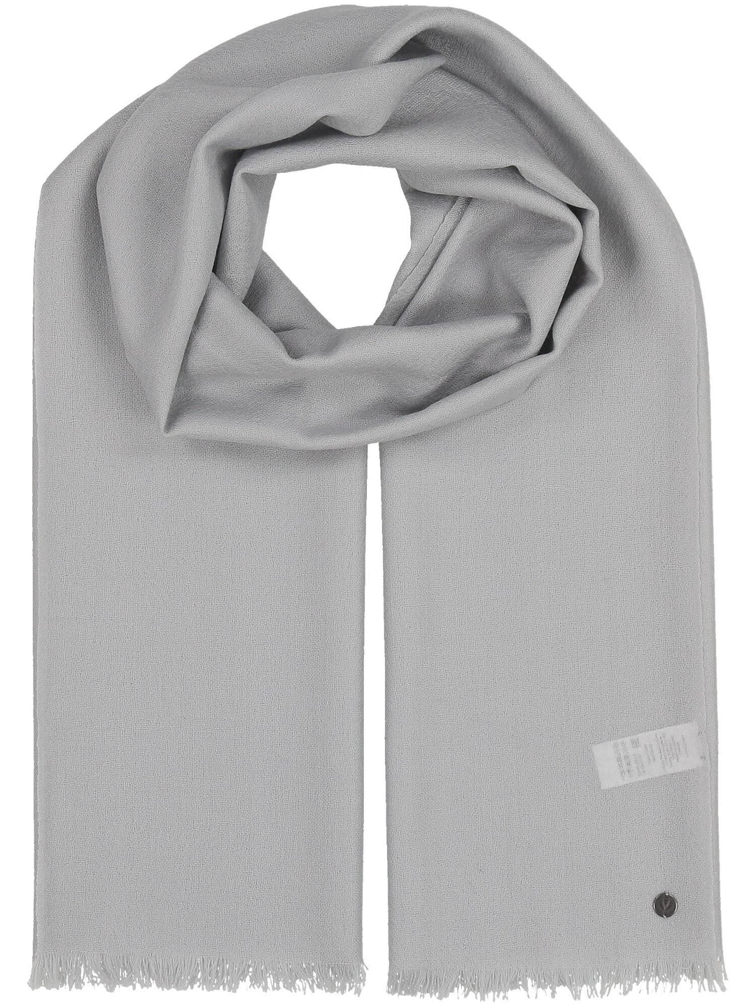 Einfarbige Pashmina aus reiner Wolle - opal grey / OneSize | 658200-952