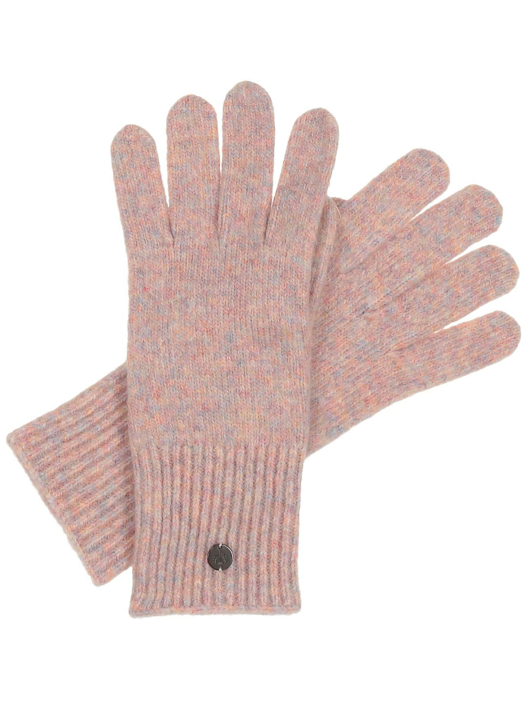 Einfarbige Strickhandschuhe in Wollmischung - palerose / OneSize | 667088-430