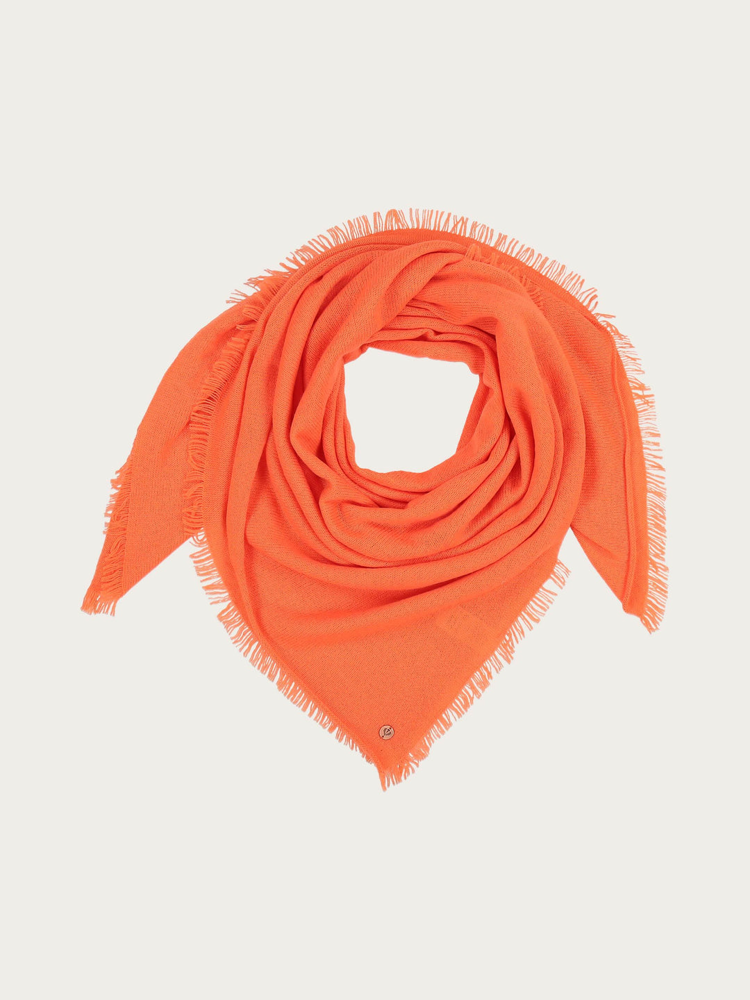 Einfarbiges Tuch in Kaschmirmischung - cyber orange / OneSize | 684066-261