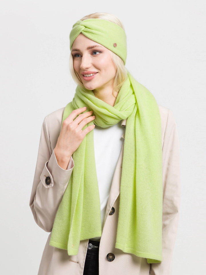 Schal aus reinem Kaschmir - organic green / OneSize | 684303-703