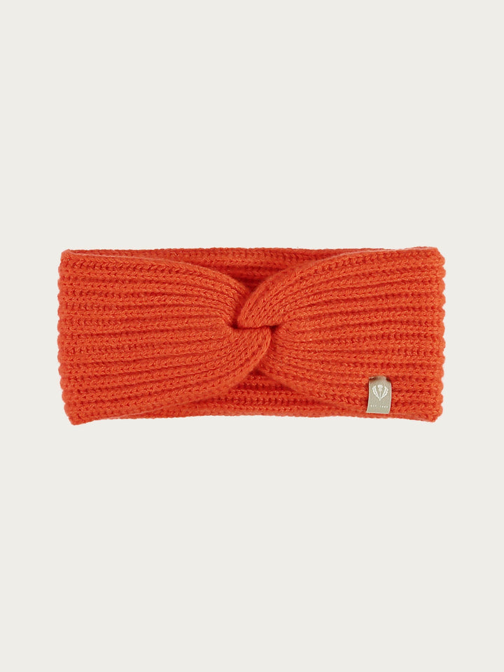 Grobstrick-Stirnband aus reinem Kaschmir - orange / OneSize | 684309-260