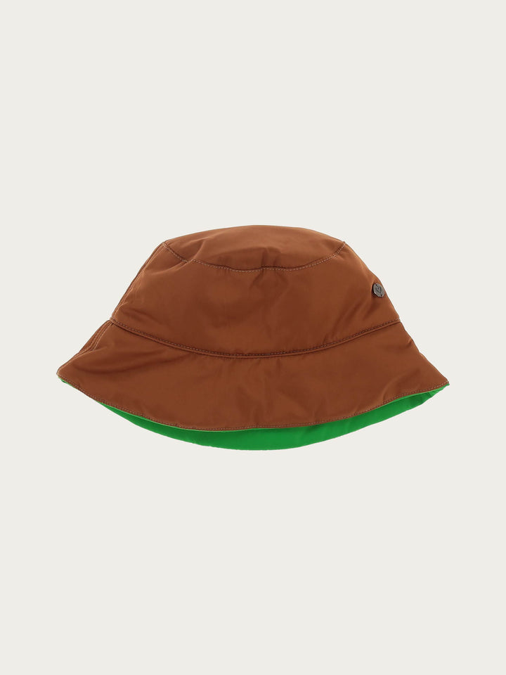 Wendbarer Bucket Hat mit zwei Farben - cognac / One Size | 623494-302