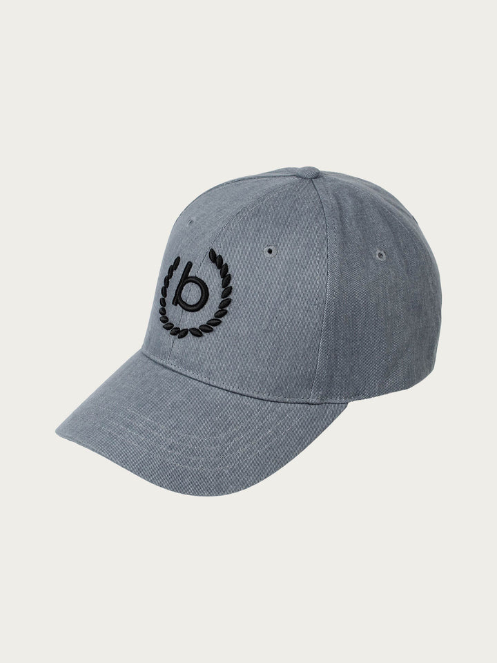 Einfarbige Baseballkappe mit gesticktem bugatti-Logo - grey / One Size | 629222-960