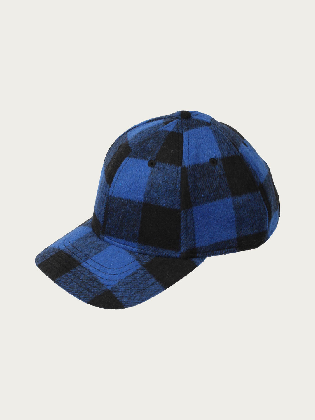 Winterliche bugatti Baseballkappe mit Boxkaro-Design - royal blue / One Size | 629223-560