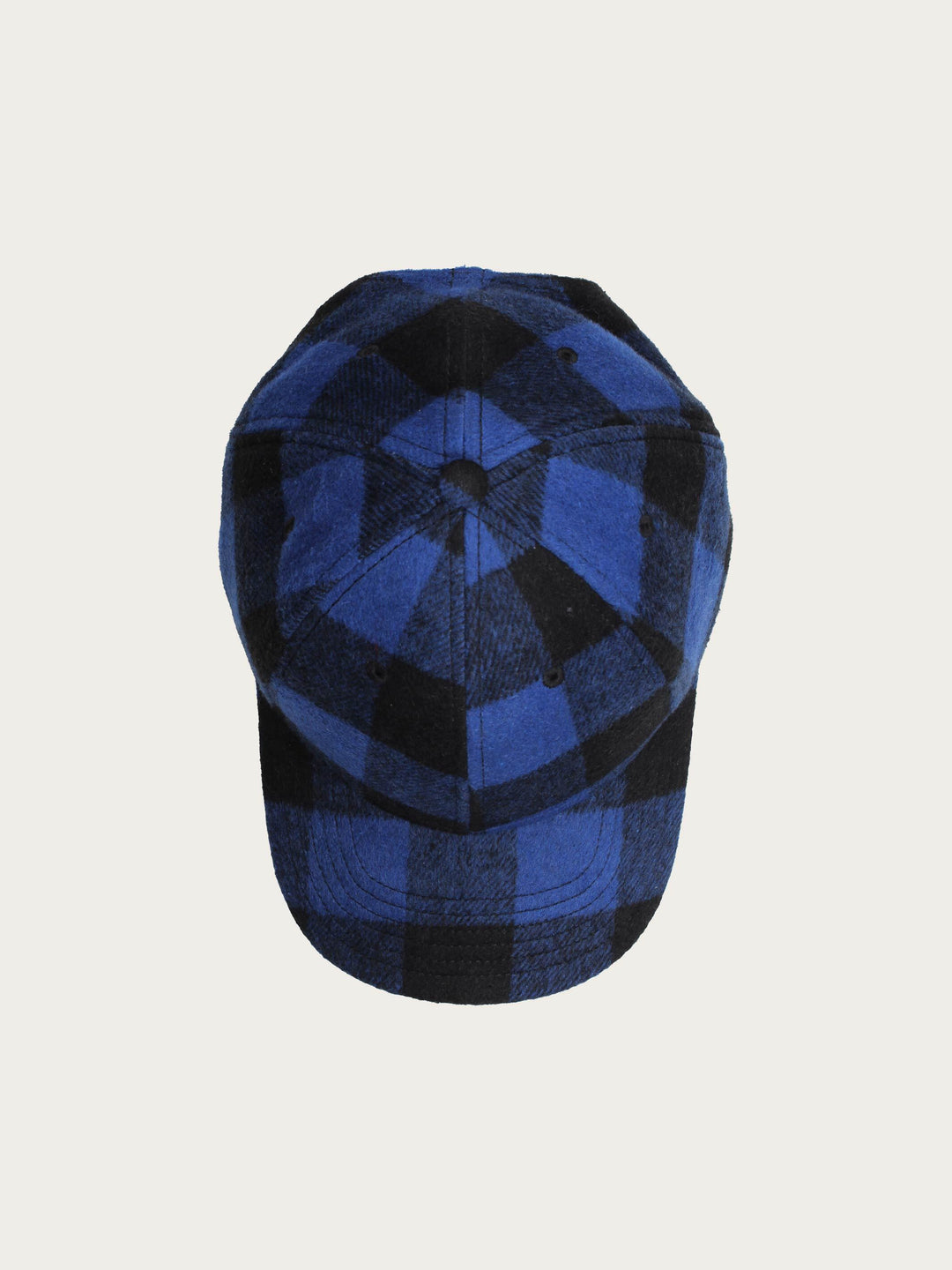 Winterliche bugatti Baseballkappe mit Boxkaro-Design - royal blue / One Size | 629223-560