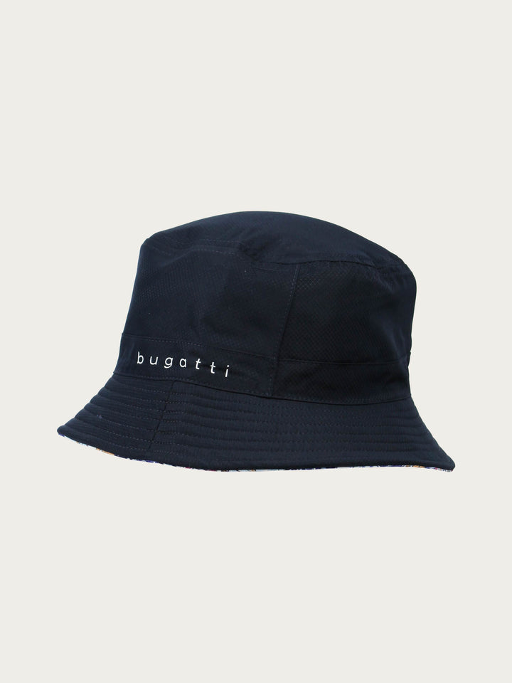 Wendbarer Bucket Hat einfarbig / bunt - navy / One Size | 629401-590