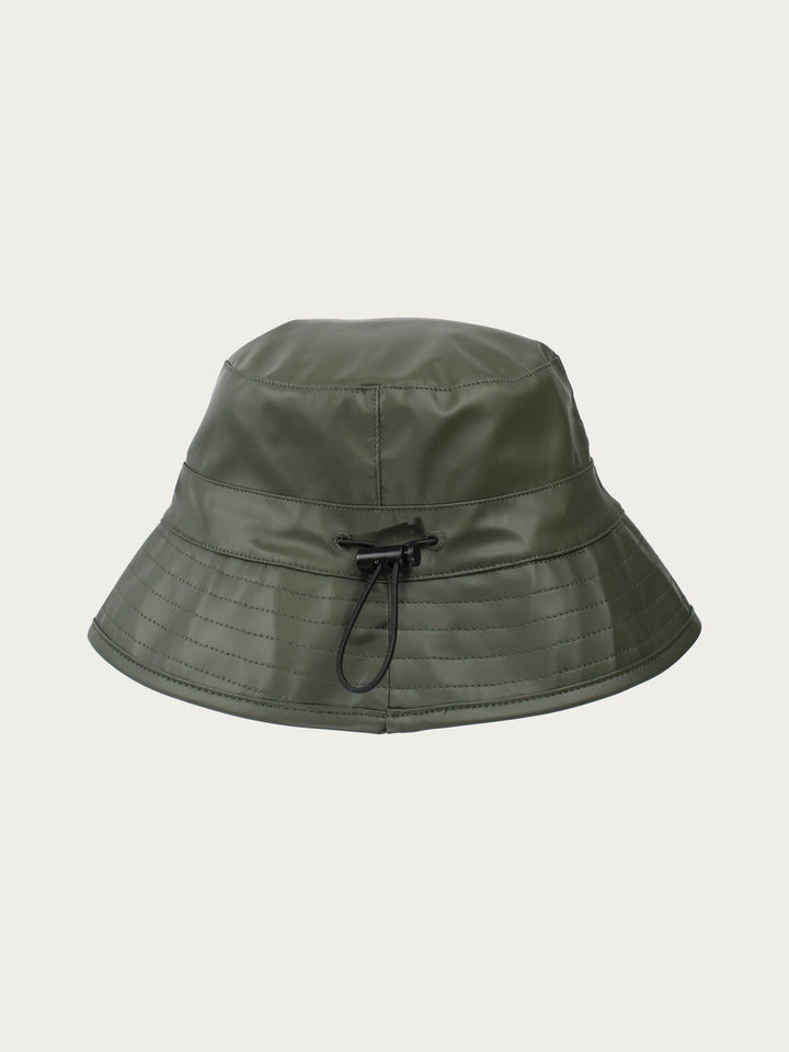 Einfarbiger wasserfester bugatti Bucket Hat - dark olive / One Size | 629402-790