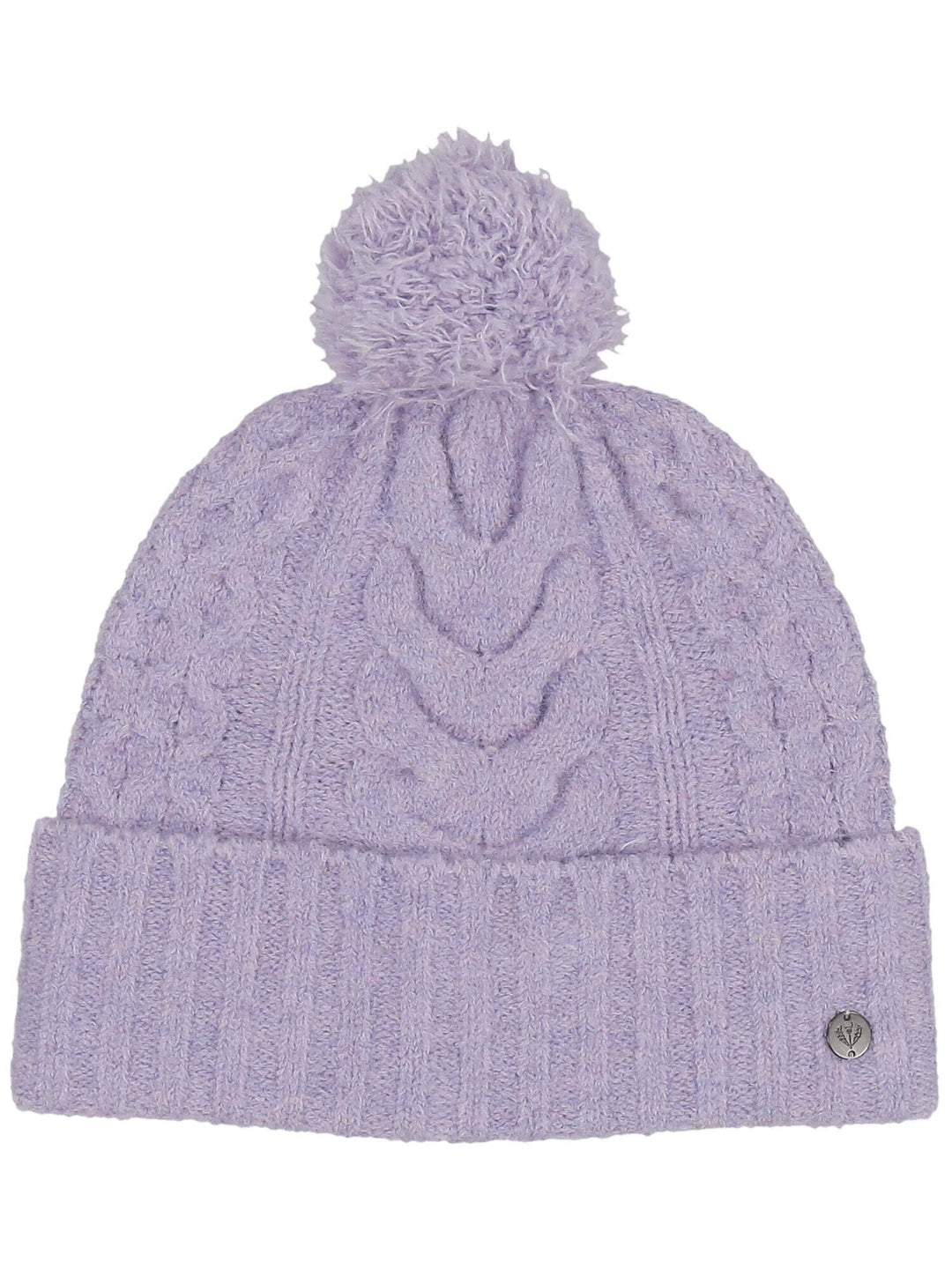 Sustainability Edition - Strickmütze mit Zopf-Mustern - lilac breeze / One Size | 647028-463