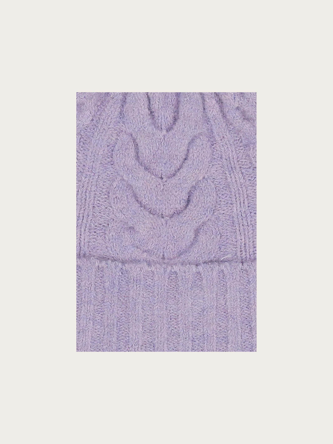 Sustainability Edition - Strickmütze mit Zopf-Mustern - lilac breeze / One Size | 647028-463