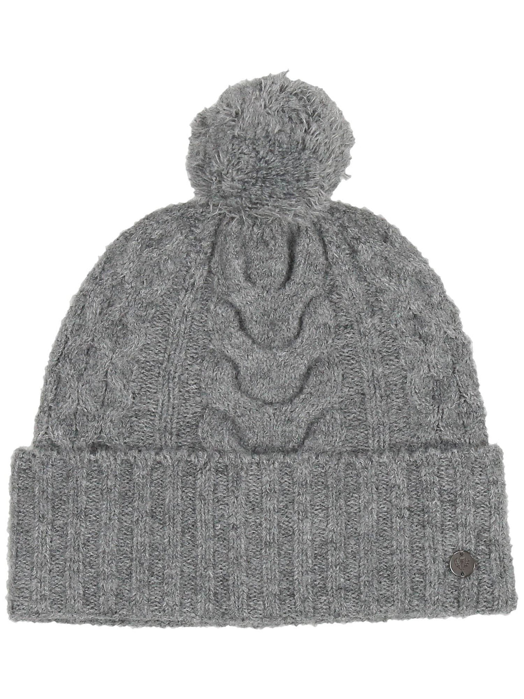 Sustainability Edition - Strickmütze mit Zopf-Mustern - grey / One Size | 647028-960