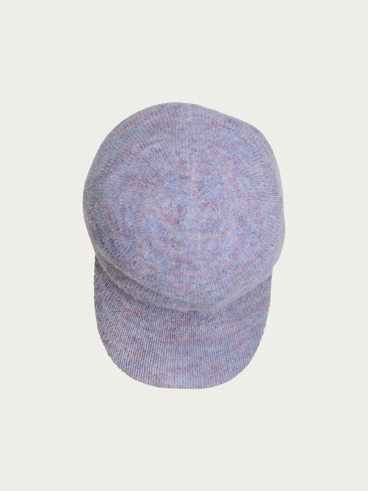 Gestrickte Basecap in Wollmischung - lilac breeze / One Size | 647032-463