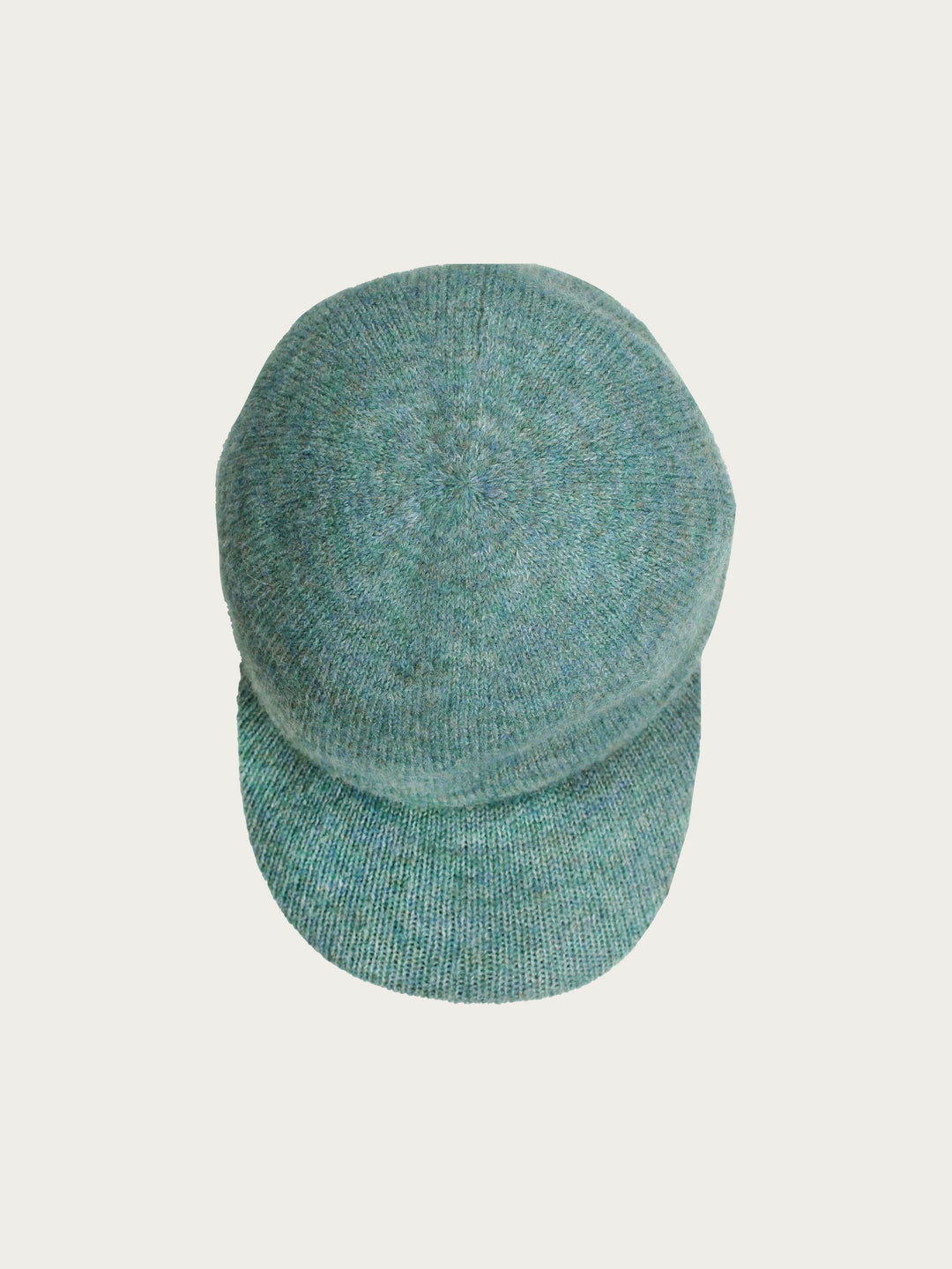 Gestrickte Basecap in Wollmischung - petrol / One Size | 647032-690