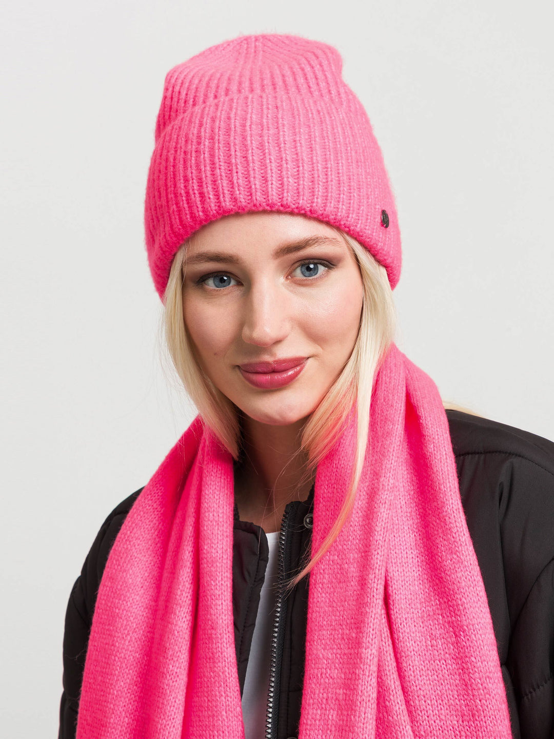 Strickmütze - digital pink / One Size | 667063-456