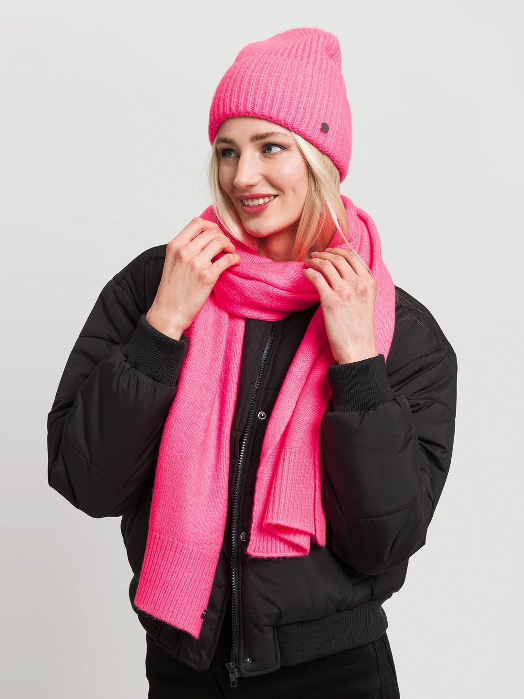 Strickmütze - digital pink / One Size | 667063-456