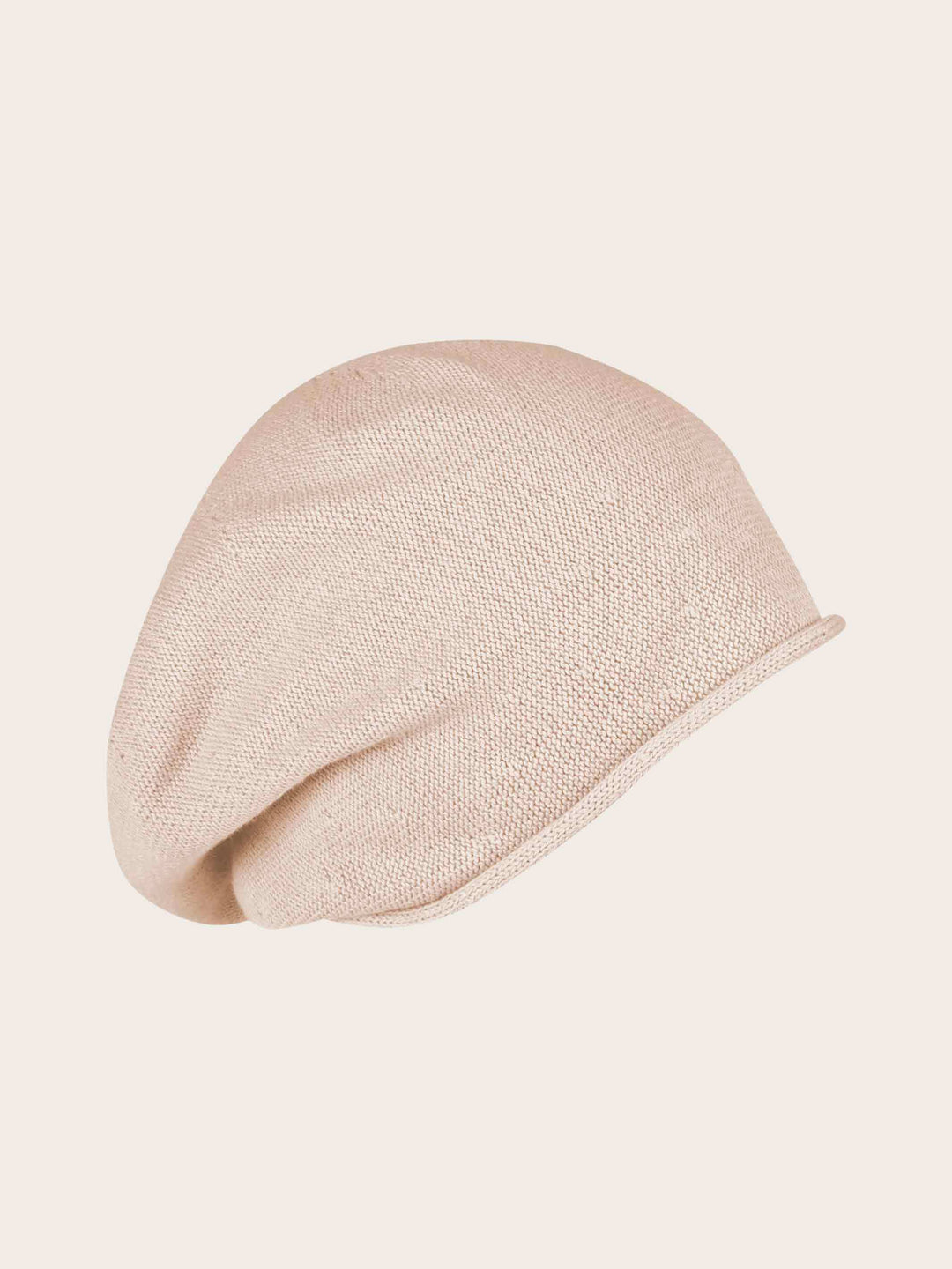 Klassische Loevenich Beanie aus Baumwolle - sand / One Size | 676000-174