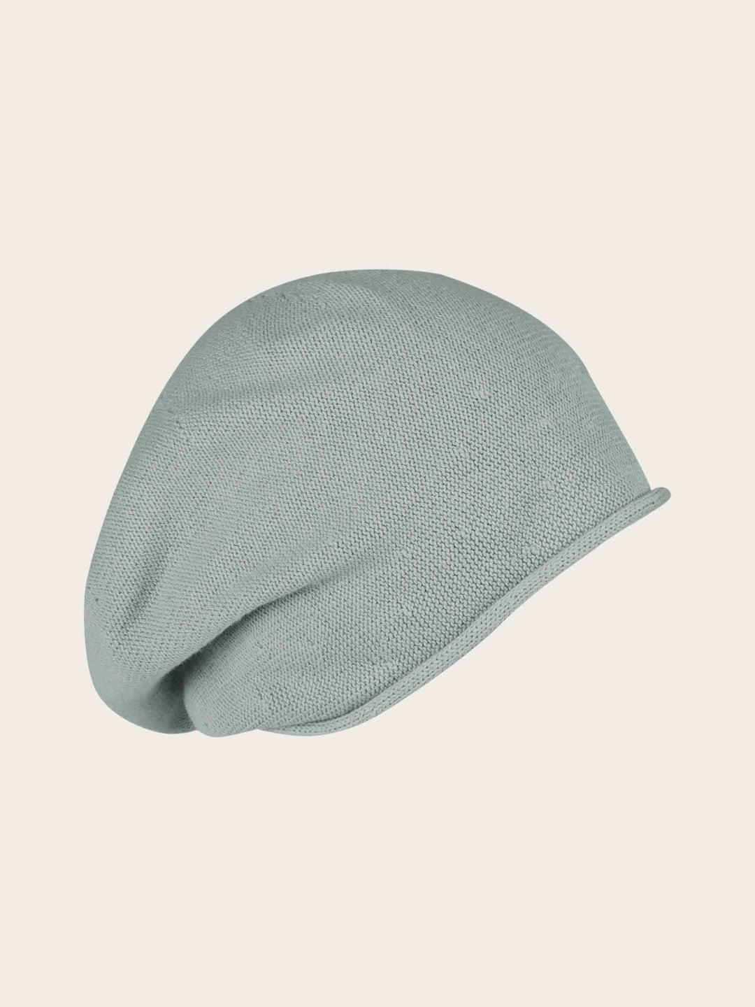 Klassische Loevenich Beanie aus Baumwolle - powder mint / One Size | 676000-615