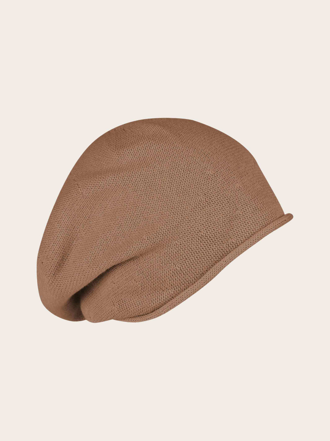 Klassische Loevenich Beanie aus Baumwolle - taupe / One Size | 676000-860