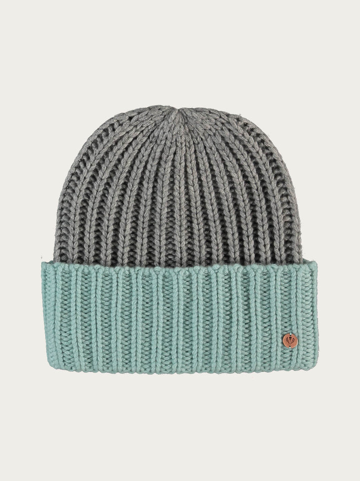 Strickmütze in Kaschmirmischung - powder mint / One Size | 684012-615