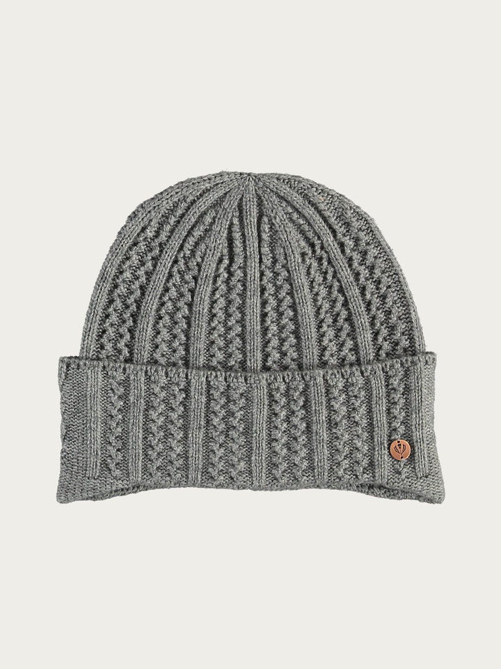 Strickmütze in Kaschmirmischung - grey / One Size | 684014-960