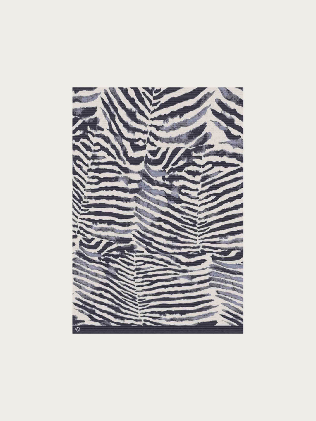 Sustainability Edition - Cashmink-Decke mit Zebra-Design - Made in Germany - black | 670204-990