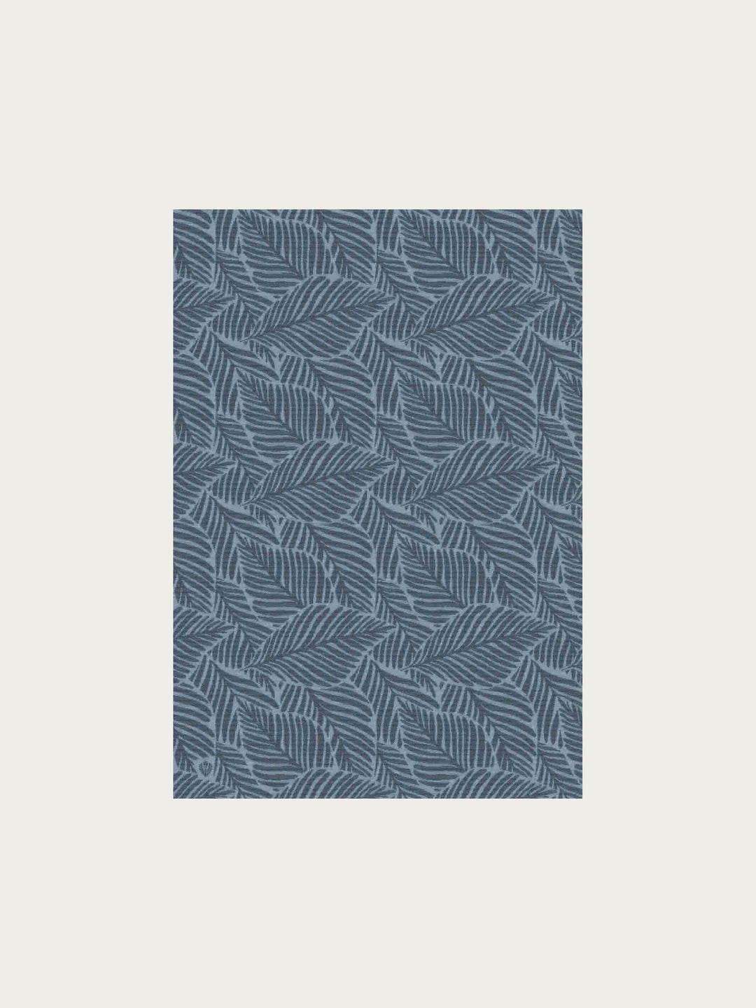 Sustainability Edition - Decke mit Blätter-Design - Made in Germany - navy | 670105-590